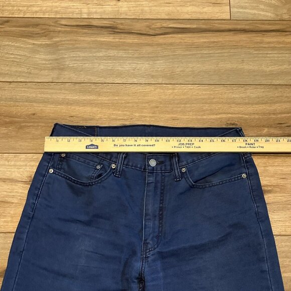 Men's Levis 514 Straight Denim Jeans SZ 36x32 Blue Cotton Modern White Tab - Picture 11 of 12